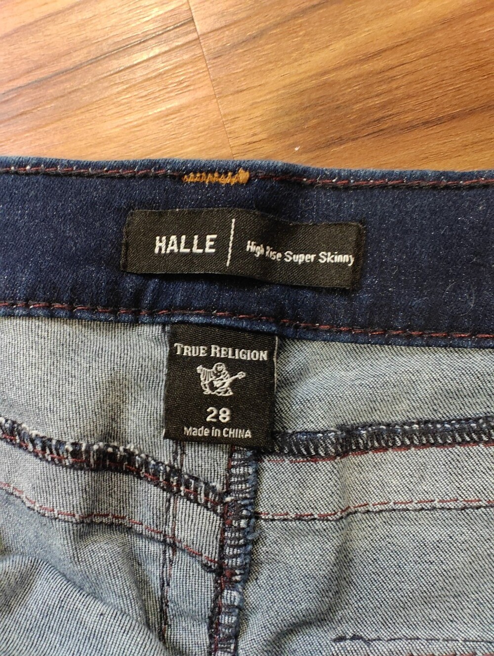 True Religion Halle Indigo High-Rise Skinny Jeans - Picture 2 of 11